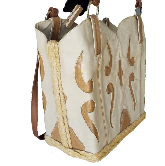 Handmade Repurposed Western Boot - Picture 2 of 5